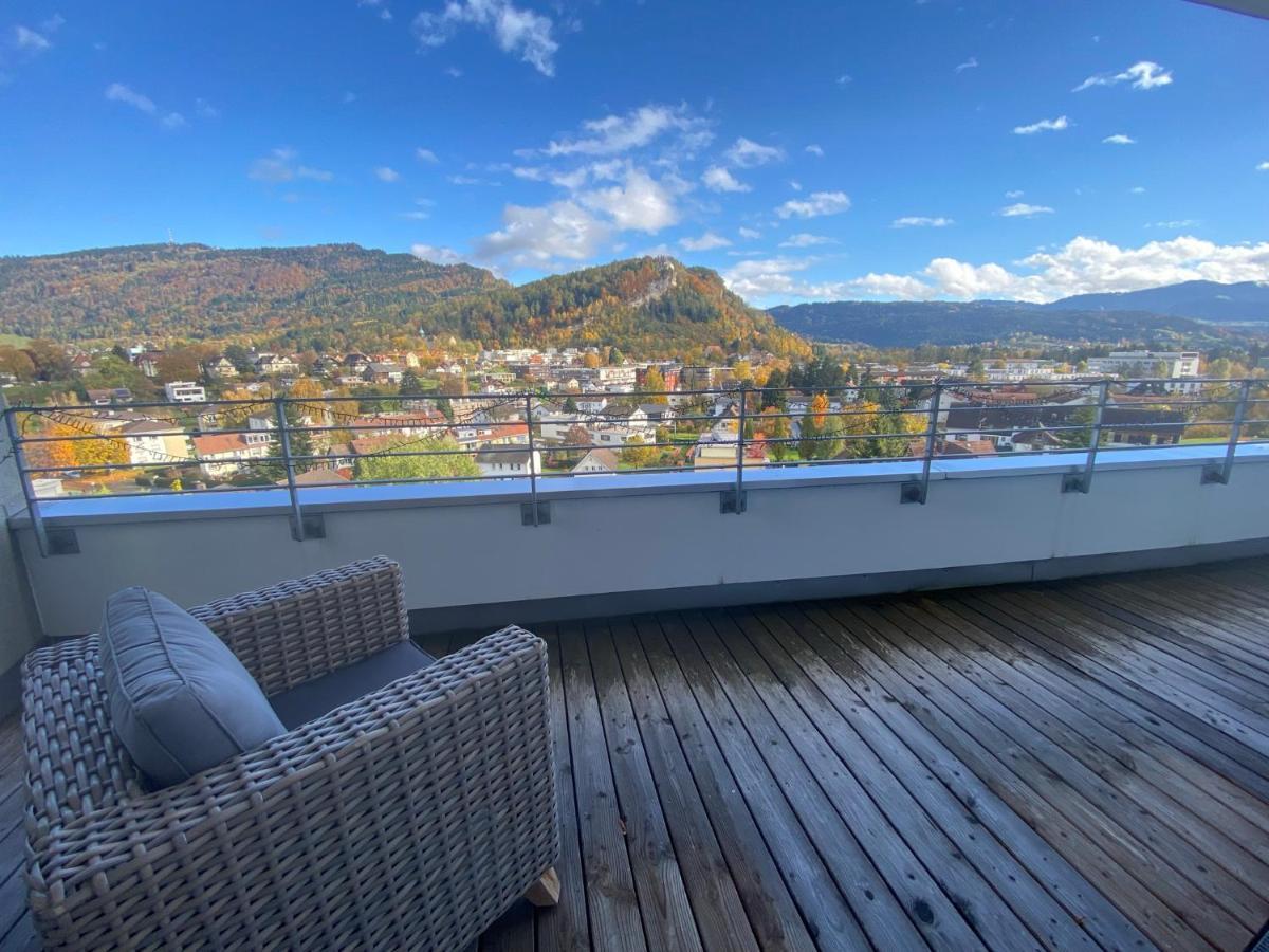 Luxus Penthouse Bregenz Feldmoos Mit Whirlpool & Riesen Terrasse, Nahe Festspiele Apartment Exterior photo